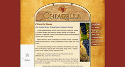 Desktop Screenshot of chiarellawines.com